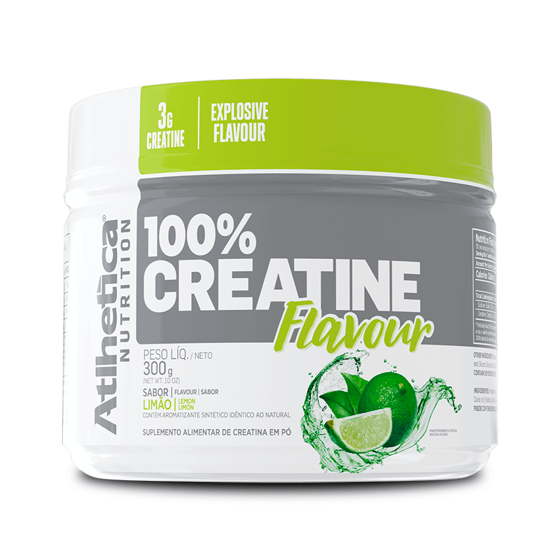 100% Creatine Flavour Limão Atlhetica 300g