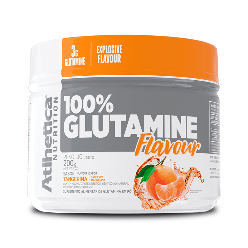 100% Glutamine Flavour Tangerina Atlhetica 200g