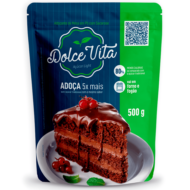 Dolce Vita Açúcar Light Stevita 500g