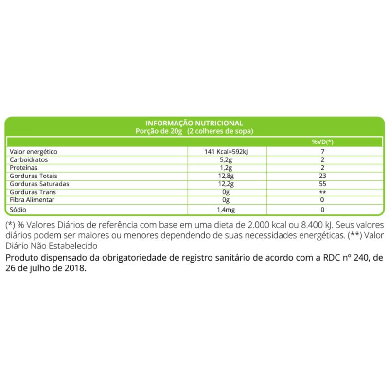 Leite de Coco em pó 200g Wvegan