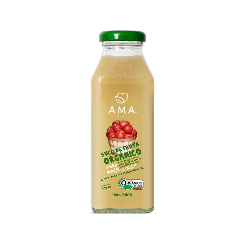 Suco De Fruta Org Pura Maca Ama Time 300ml