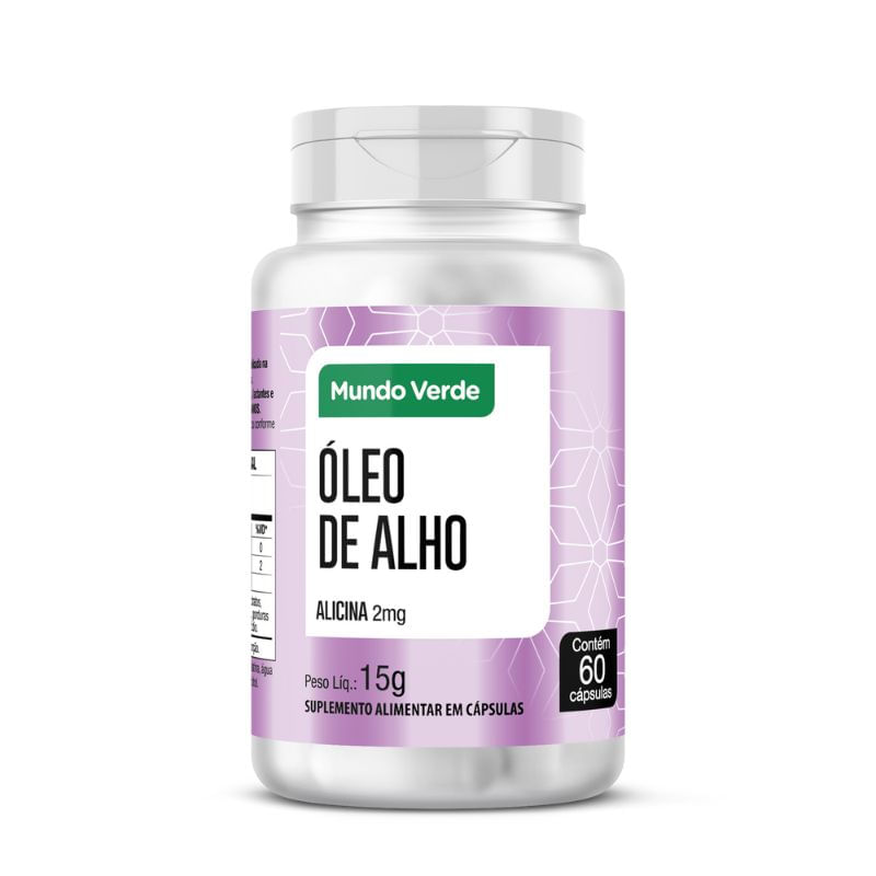 Óleo de Alho Mundo Verde 60caps