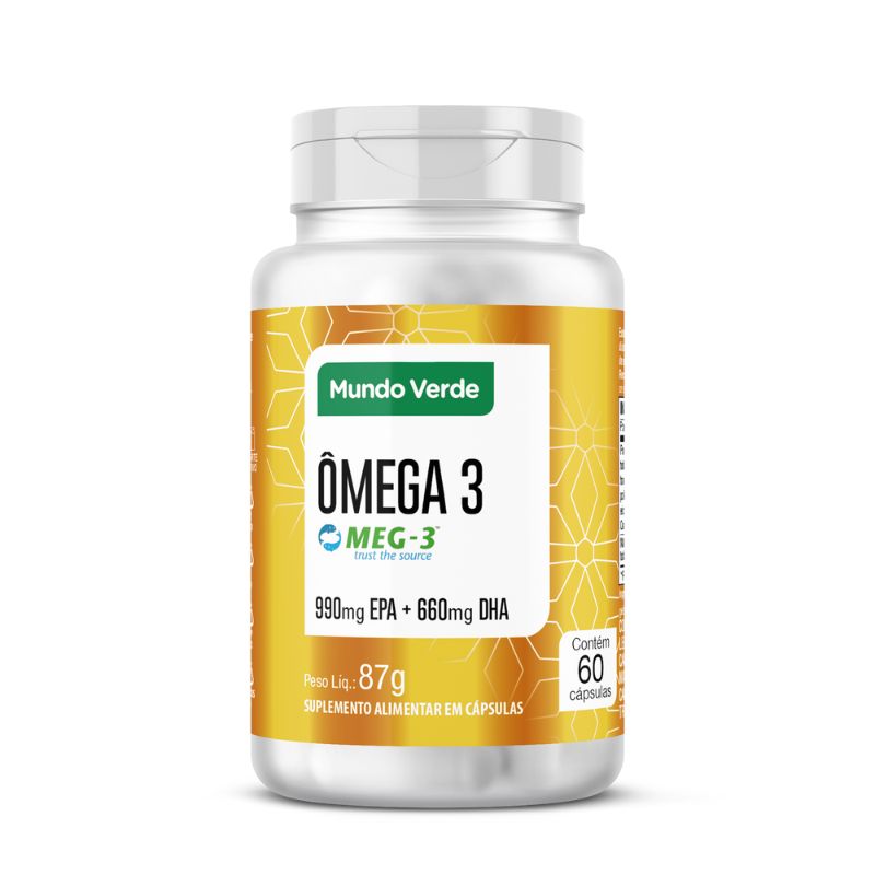 Ômega 3 EPA 990mg DHA 660mg Mundo Verde 60caps