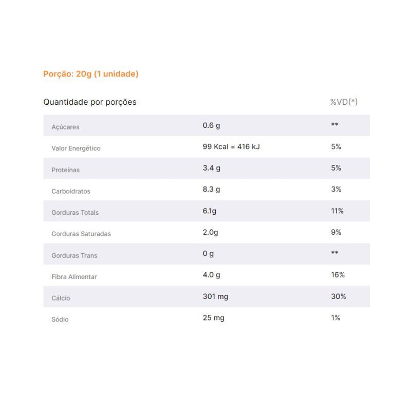 Paçoca Zero Flormel 20g