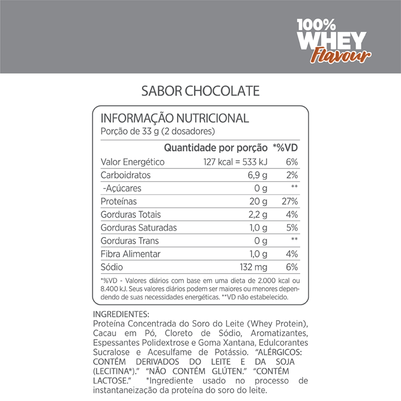 100% Whey Flavour Chocolate Atlhetica 900g