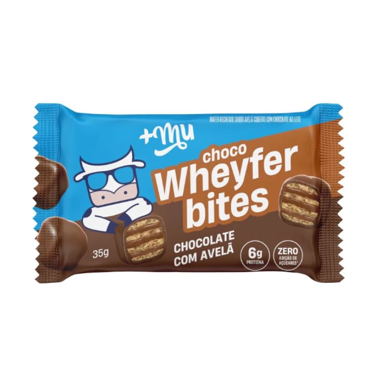 Chocowheyfer Bites Chocolate Avela Mais Mu 35g