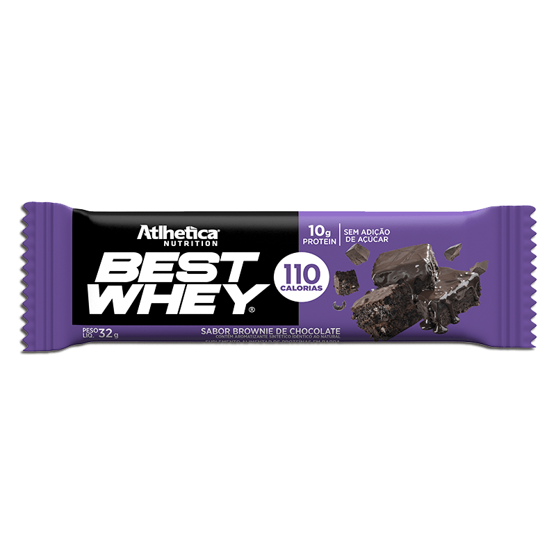 Best Whey Bar Brownie Chocolate 32g - Atlhetica