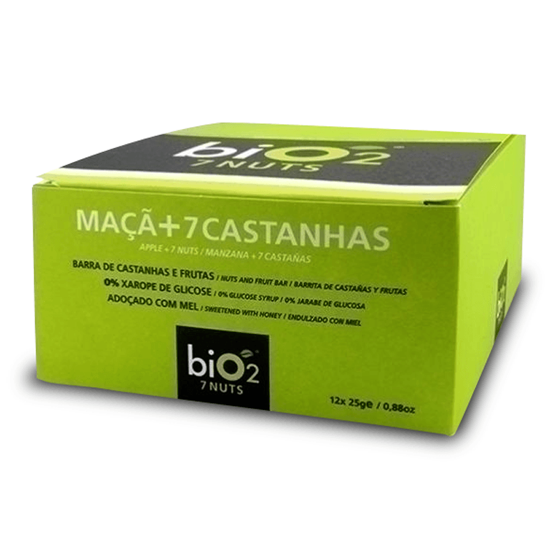 Barra 7 Nuts Maçã biO2 25g