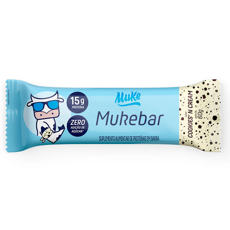 Muke Barra Cookies N Cream Mais Mu 60g