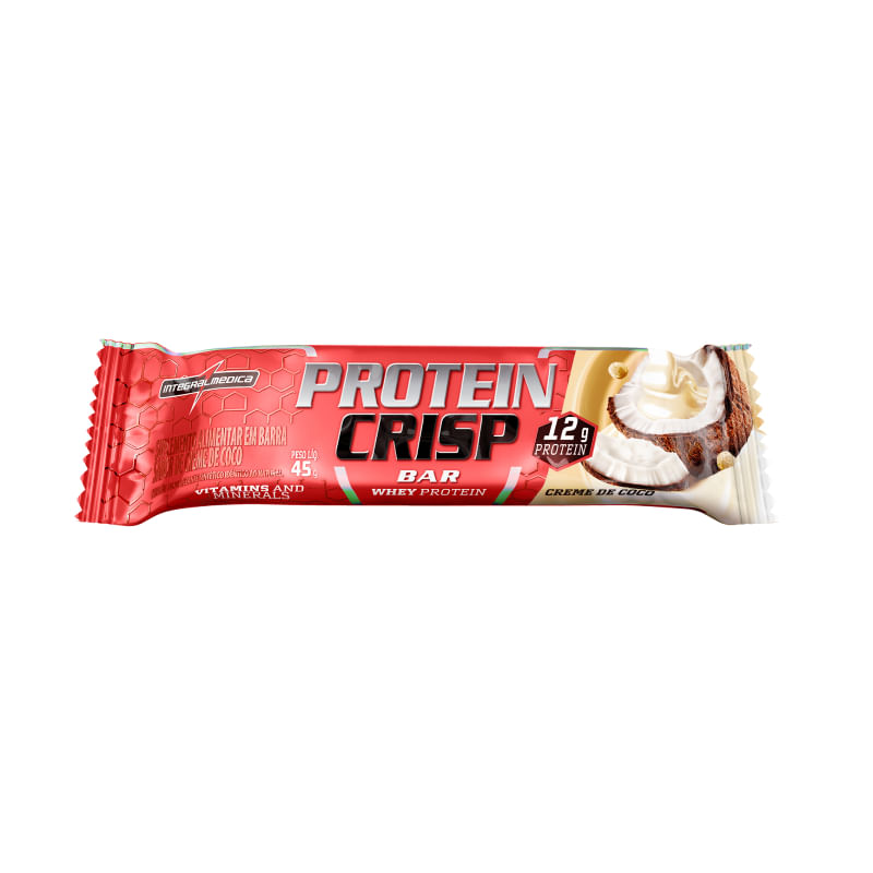 Protein Crisp Bar Creme de Coco Integralmedica 45g