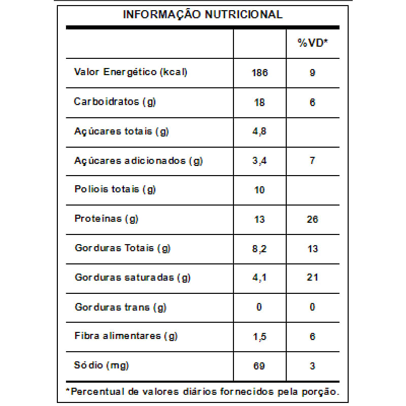 Protein Crisp Bar Brownie Chocolate Integralmedica 45g