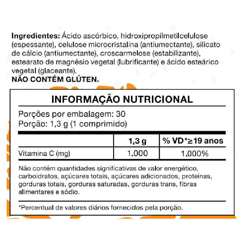 Vitamina C Bioroots 1000mg 30 Comprimidos