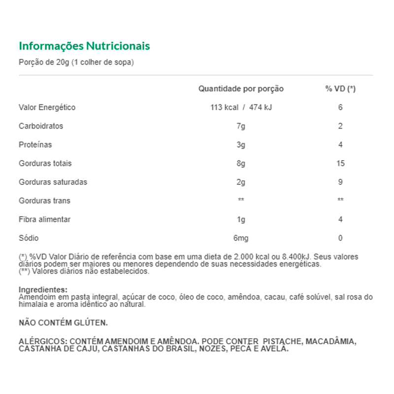Creme de mix de castanhas cafe 150g - Holy Nuts
