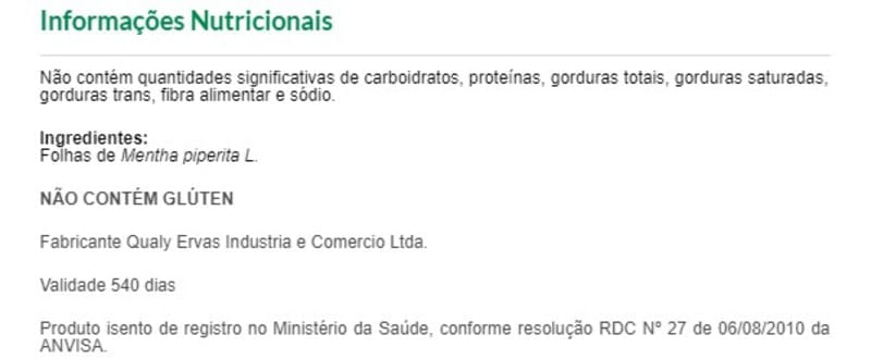 Hortelã Mundo Verde Seleção 30g