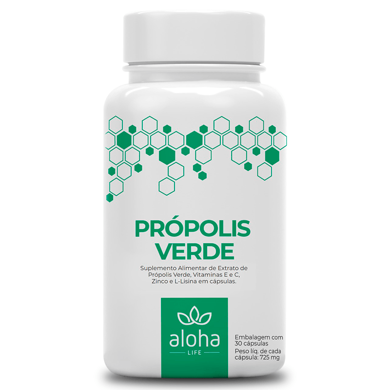 Validade - Própolis Verde Mundo Verde Aloha- 30 cápsulas