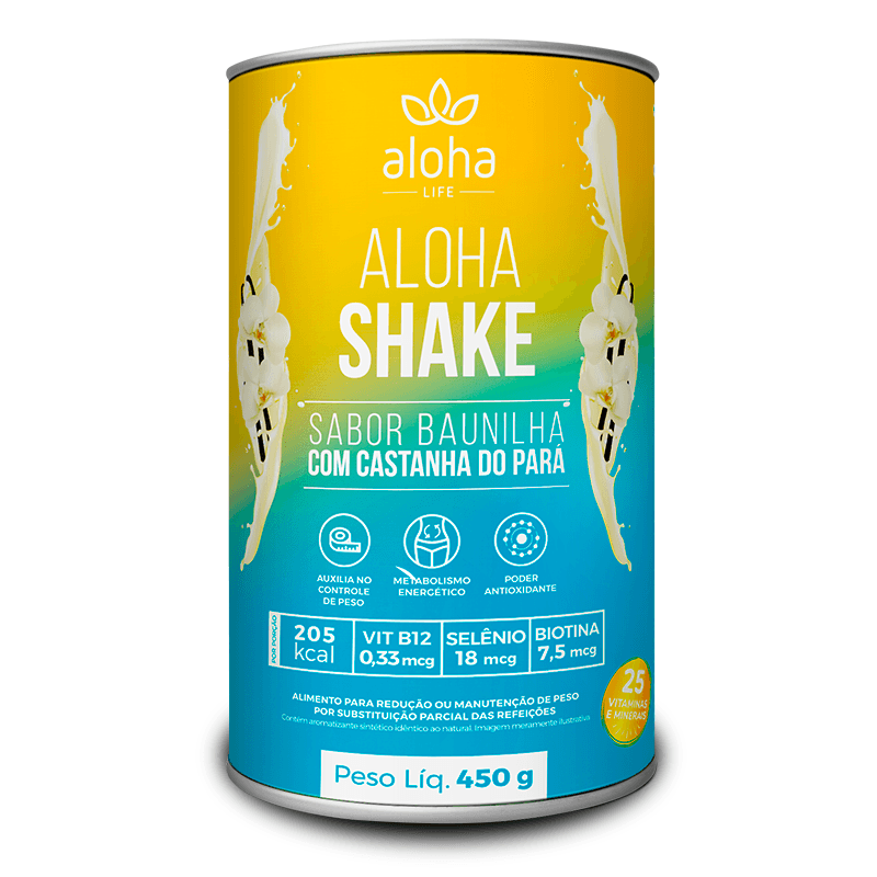 Shake Baunilha Mundo Verde Aloha 450g