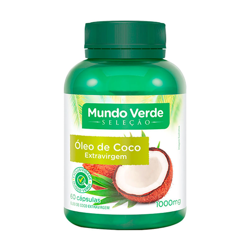 Óleo de Coco Extravirgem 60caps Mundo Verde Seleção