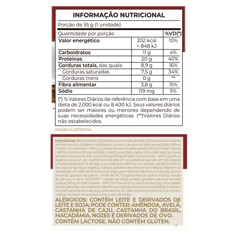 Isocrisp Bar Coco Vitafor 55g