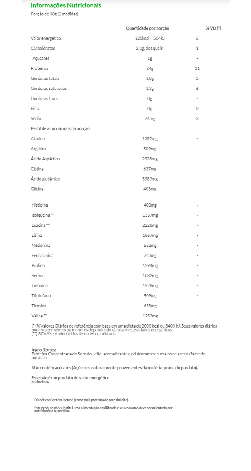 100% Pure Whey Baunilha 900g - Probiótica