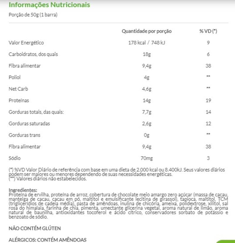 Workout Limão Vegana 50g - B-ON