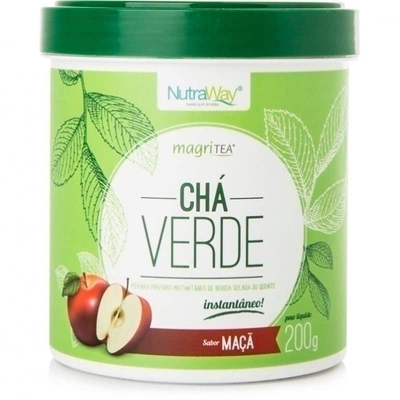 Chá Verde Maçã 200g - Nutraway