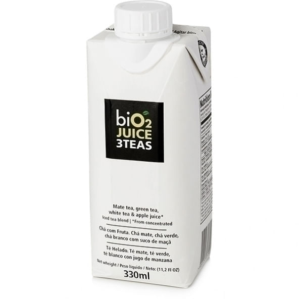Suco Orgânico - biO2 Juice 3Teas 330ml - biO2