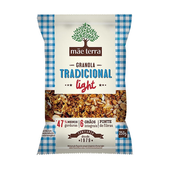 Granola Tradicional light 250g - Mãe Terra