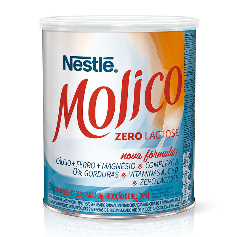 Composto lácteo zero lactose 260g - Nestlé