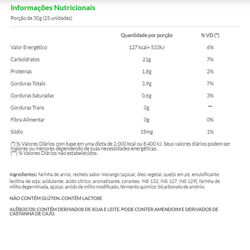 Snuks recheadinho morango s/ glúten  45g - Schar