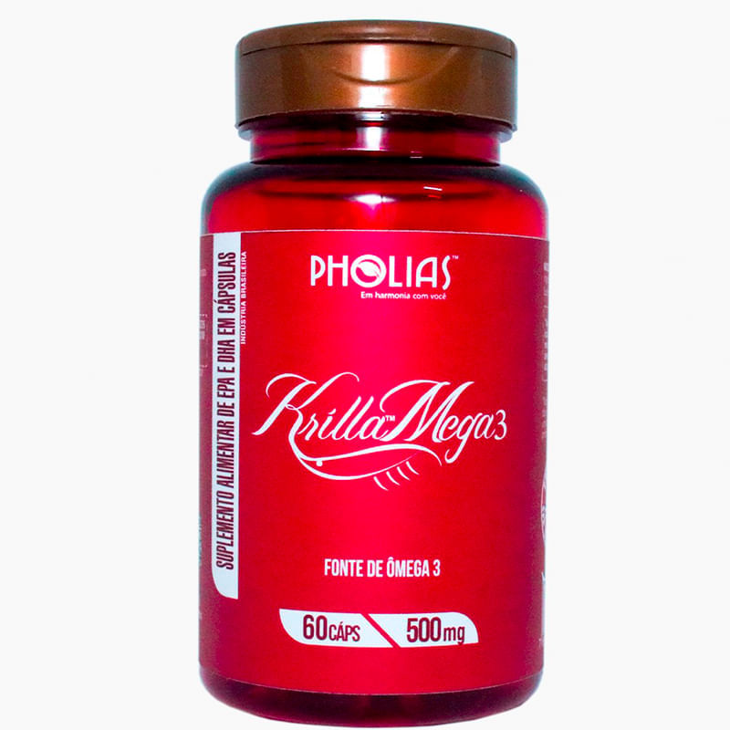 Krilla Friend Of Sea Omega3 Pholias 500mg com 60 cápsulas