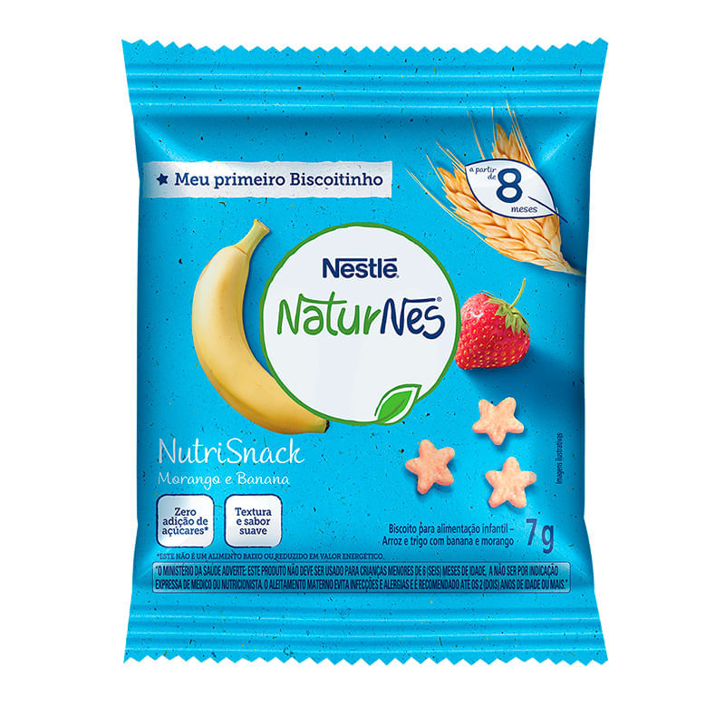 Nutrisnack Banana e Morango 7g - Nestlé