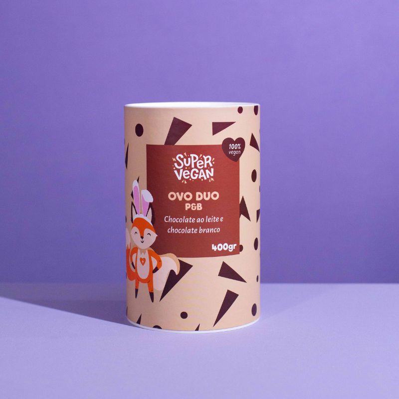 Ovo de Páscoa Duo P&B Super Vegan 400g