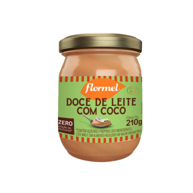 Doce de Leite Coco Cremoso Flormel 210g