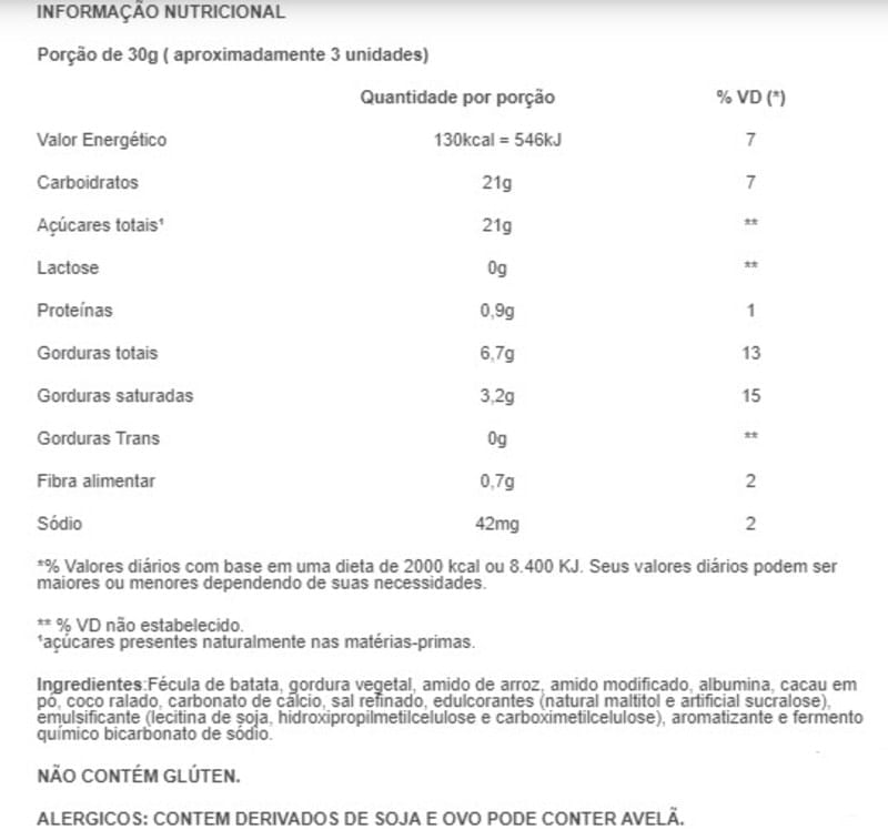Wafer Coco 55g - Mundo Verde Seleção