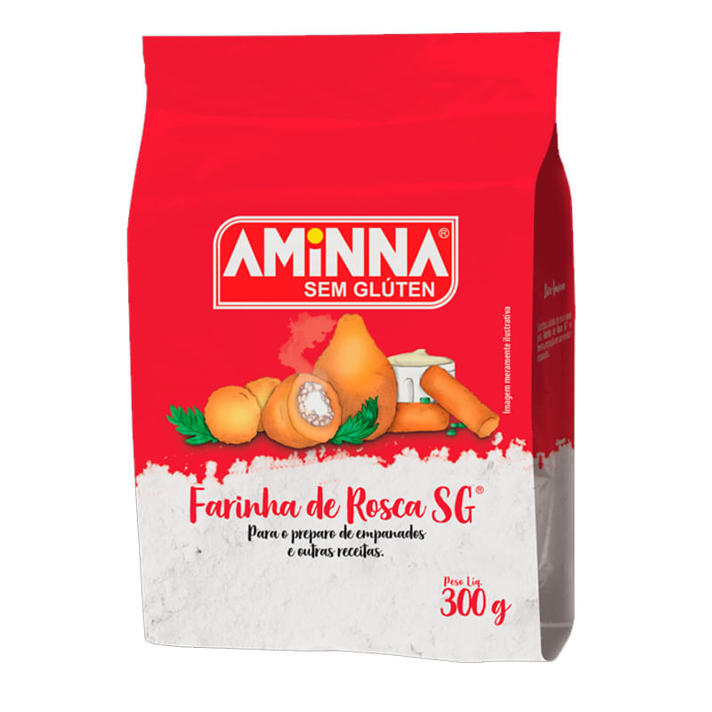 Farinha de Rosca Sem Glúten 300g - Aminna