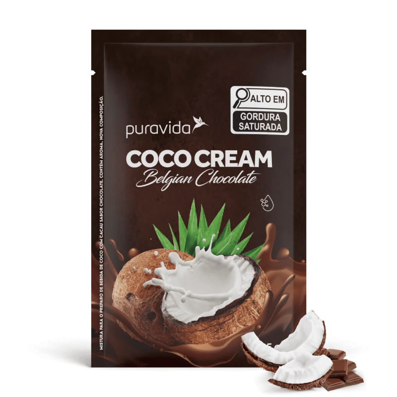 Coco Cream Belgian Chocolate Puravida 25g