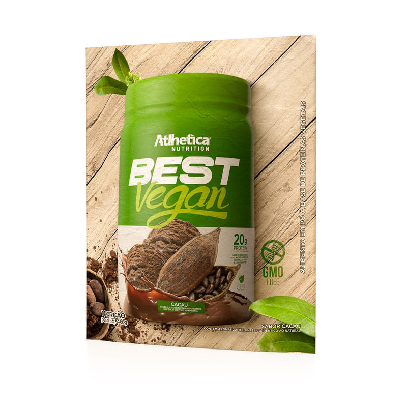 Best Vegan Cacau 40g  - Atlhetica