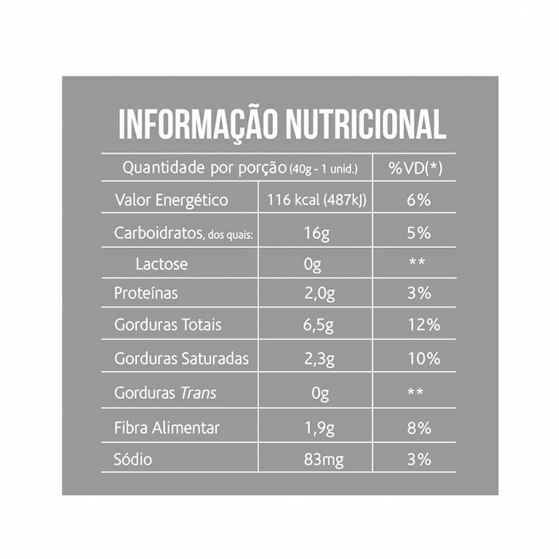 Muffin Sabor Laranja com Chocolate Zero 40g - Belive