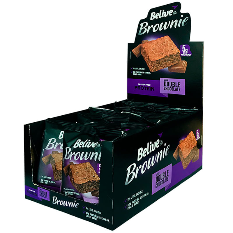 Brownie Double Chocolate Protein Belive 40g