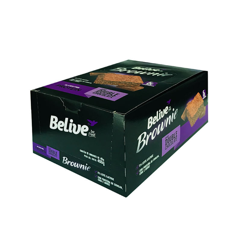 Brownie Double Chocolate Protein Belive 40g