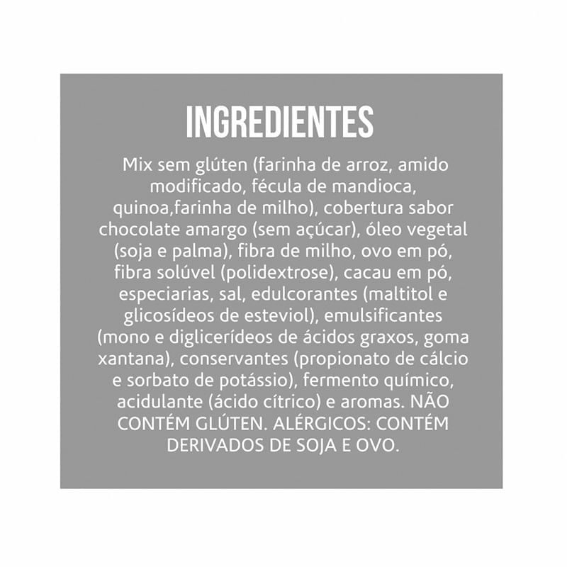Pão de Mel Zero Açúcar Sem glúten e leite 45g - Belive