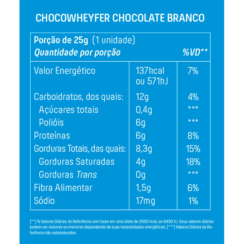 Chocowheyfer Chocolate Branco Mais Mu 25g