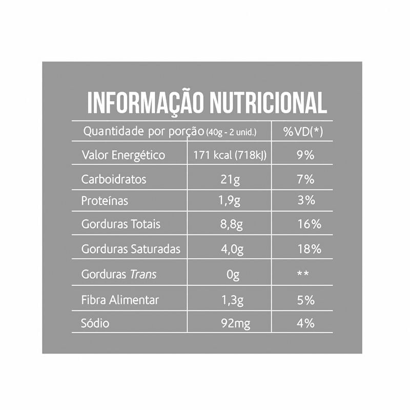 Cookie Sem Glúten Double Chocolate 80g - Belive