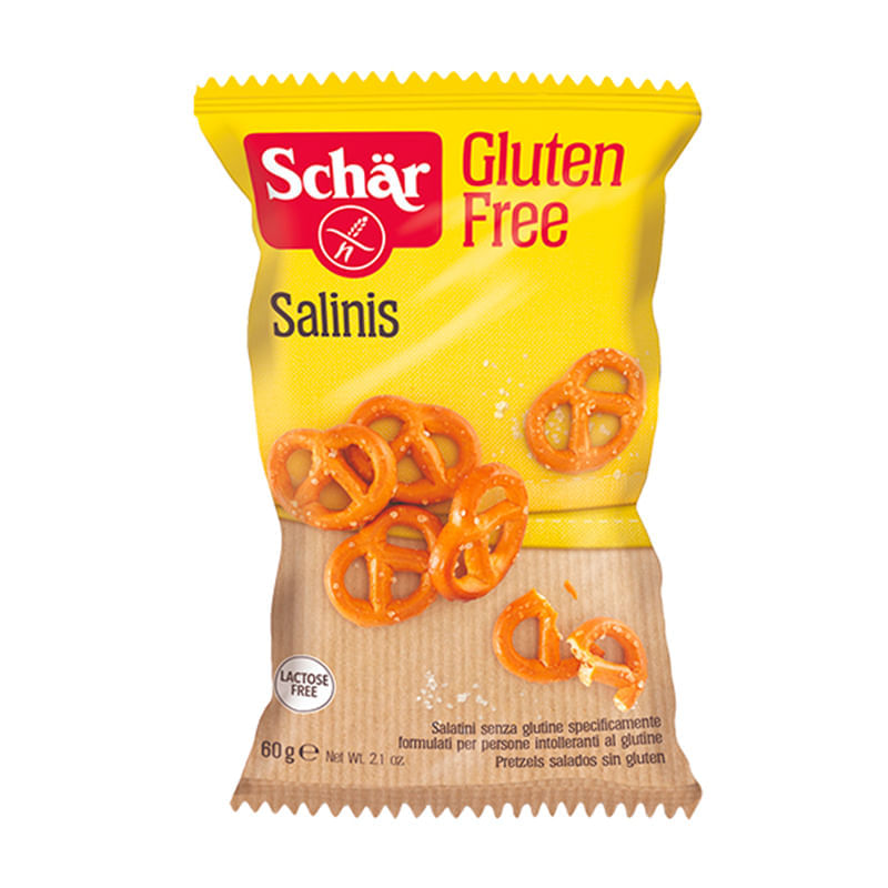 Mini pretzel salgado sem glúten 60g - Schar