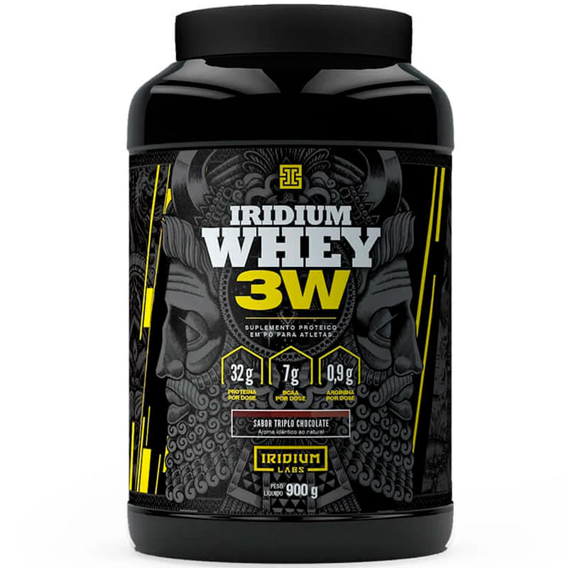 Whey 3W Triplo Chocolate 900g - Iridium Labs