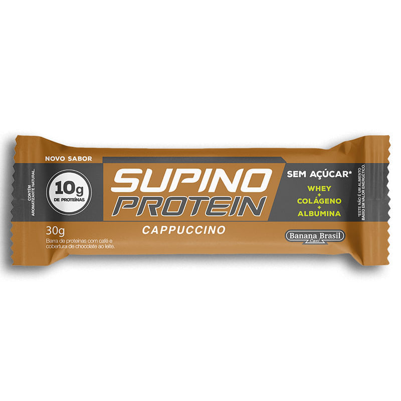 Supino Protein Cappuccino 30g - Banana Brasil