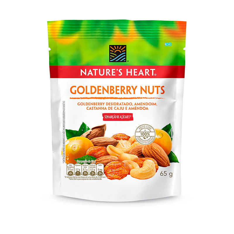 Snack Goldenberry Nuts Natures Heart 65g