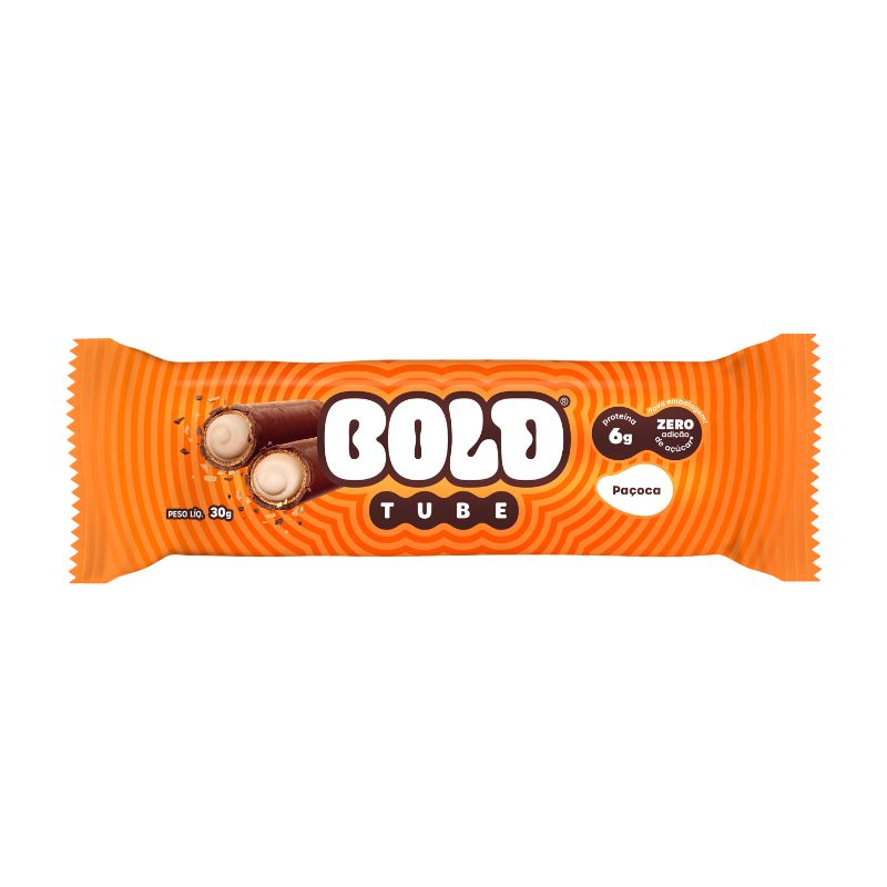 Bold Tube Paçoca 30g Bold Snacks