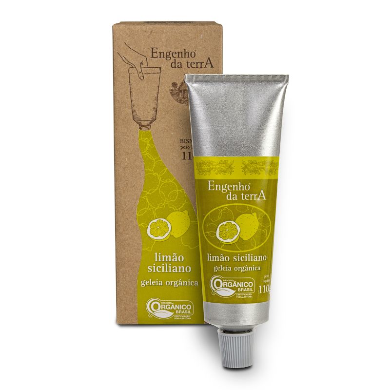 Geleia Orgânico Limao Siciliano Engenho da Terra 110g