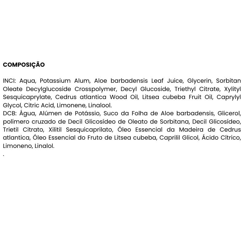 Desodorante Cristal Líquido AhoAloe 30ml